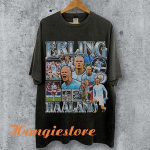 Erling Haaland T-shirt, Retro Erling Haaland T-shirt, Soccer